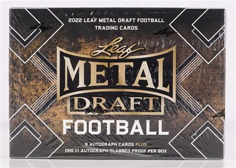 2022 leaf metal draft football jumbo box|leaf metal draft football names.